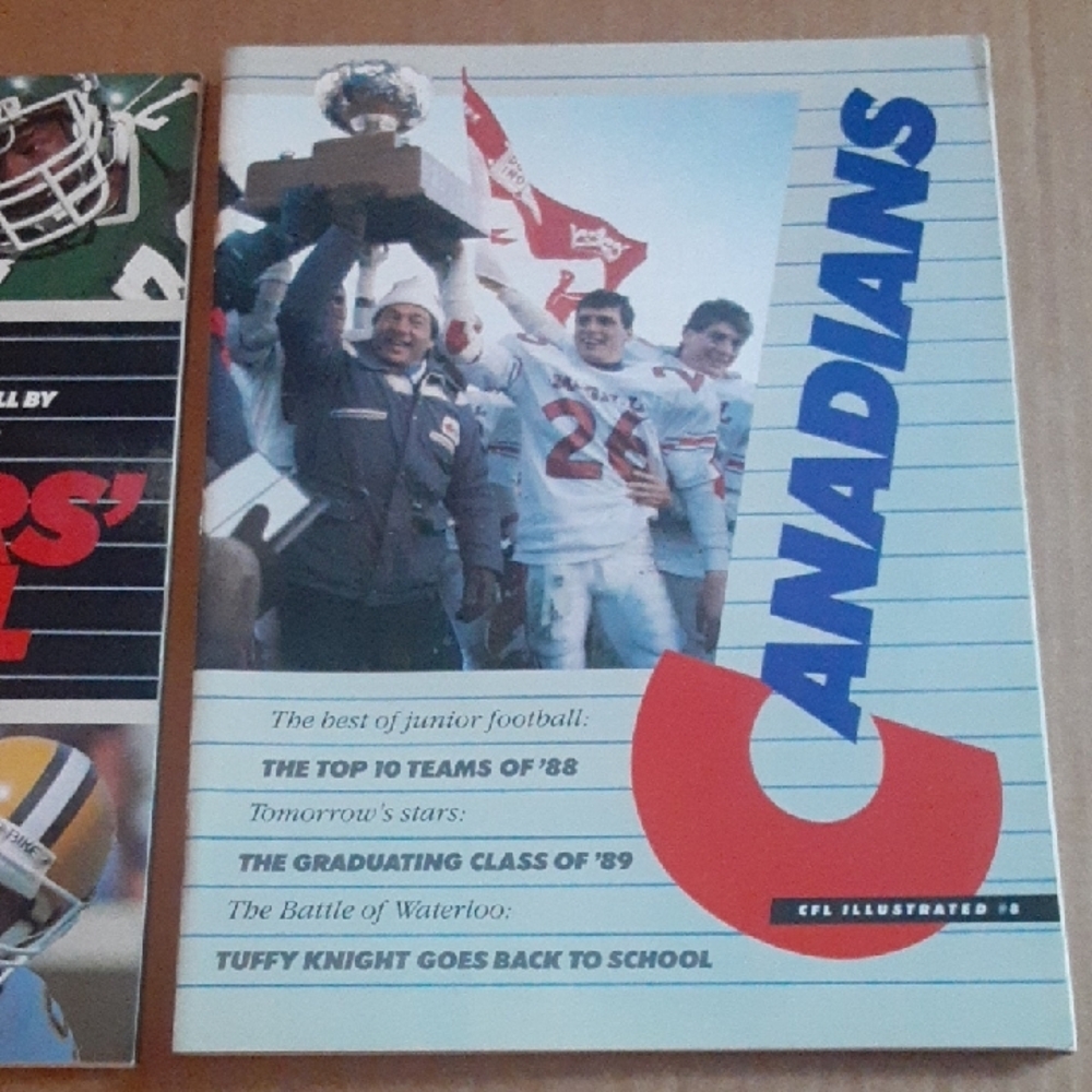 Canadian Football League Magazines Set 1988